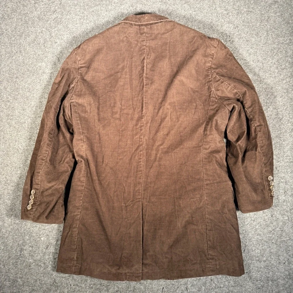 J Crew Corduroy Blazer Jacket Mens Sz M Brown 100%‎ Cotton Academia Preppy Y2K
